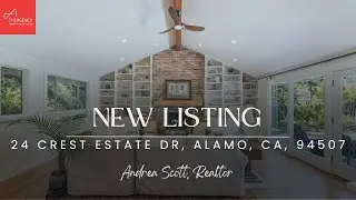 NEW LISTING | 24 Crest Estate Dr, Alamo, California | Andrea Scott, Realtor
