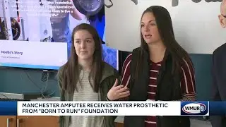 Foundation gives waterproof prosthetic to woman
