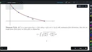 Parametric Equation Integral Formula for Arc-Length