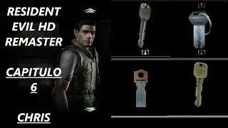Resident Evil 1 Remake Chris - Parte 6 Como Encontrar Todas Las Llaves De Casa De Invitados