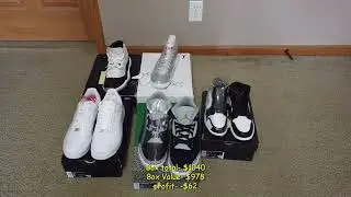 $1040 Mystery Box from Swifty Kicks. Losing Money?!?!?!