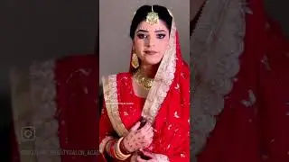 Punjabi bride #wedding #eyebrowmakeup #makeuptutorial #bride