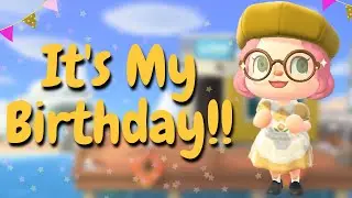 🔴  Birthday Stream! | Animal Crossing New Horizons | Livestream