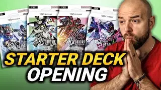Gundam Card Game Starter Deck Box Opening & Alt Art Reveals
