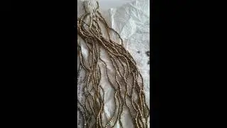 How to make a beaded ankle bracelet (Namibia's beads)