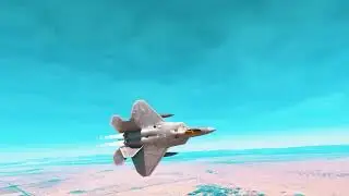 MSFS 2024 F-22 Raptor Flug über Dubai DXB 4K 60FPS