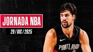 ¡ESPECTACULAR doble-doble de Deni Avdija! | Resultados Jornada NBA (29/dic/2025)