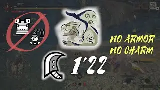 MHR:Sunbreak - Rathian GS Solo | no Armor and no Charm [1'22