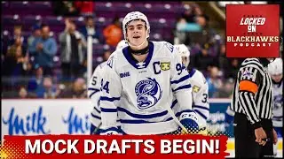 Kyle Davidson Speaks On Chicago Blackhawks Coaching Search | Mock Draft Season Begins!