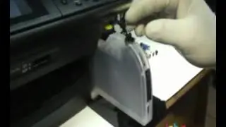 instalacion de cartuchos rellenables para impresora brother DCPJ125