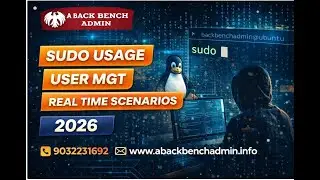 SUDO USAGE|USER MGT| REAL TIME SCENARIOS | 2026 | PAVAN DS