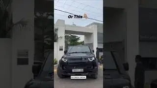 BLACK 🖤 DEFENDER VIBES ⚜️🔥 LOVER'S 😍💯 #shorts #defender #landrover #automobile #luxury #suv
