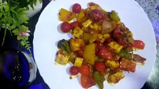 Easy Veg sizzler | homemade paneer sizzler recipe in 10 min