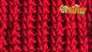 Cómo Tejer Elástico Bufanda Suéter NO SE ENROSCA. NO SE TUERCE 2 agujas, palitos, tricot (1087)