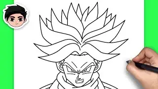 How to Draw Trunks | Dragon Ball - Easy Anime Drawing Step-by-Step