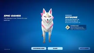 *New* Kitsune Sidekick in Fortnite 😍😱🔥