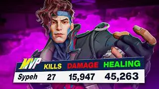 This is WHY you should play GAMBIT like me (27 KILLS, 16K DMG & 45K HEALING) in Marvel Rivals