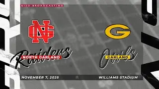 GISD Varsity Football: GHS vs NGHS