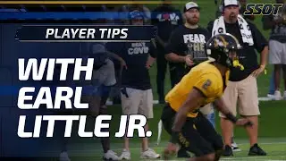 Player Tips: Earl Little, Jr, of American Heritage Talks About Footwork for a Defensive Back