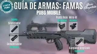FAMAS: ¿La MEJOR a Corta Distancia? (Accesorios + Retroceso) - PUBG Mobile