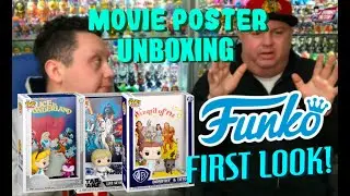 Funko Unboxing! New Funko Movie Posters | Disney 100 Alice in Wonderland, Wizard of Oz & Star Wars