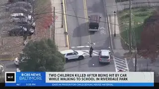 2 children struck and killed as they walked to Maryland elementary school