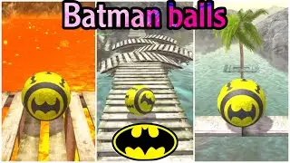 Batman ball unlocking in Rollance: balls adventure game - walkthrough level 83 to 91 -new ball games