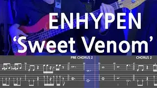 ENHYPEN (엔하이픈) - 'Sweet Venom' [Bass Cover with Tab]