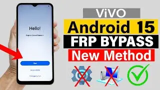 Vivo T1x/ T2x/ T3/ T4 Lite 5G - Android 15 - Delete Google Account | New Method (Without Pc)