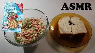 RICE KRISPIES HOLIDAY EDITION & PB & J ASMR MUKBANG