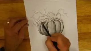 Drawing and Shading a Pumpkin