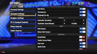 The best QB Controller Settings For Ultimate football.