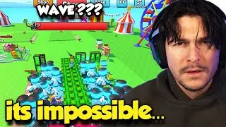 THIS IS THE HARDEST WAVE EVER In Roblox Build Ur Base... *CAN'T BEAT IT*