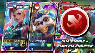 STRONG BANGET !! COMBO DIGGIE IXIA EMBLEM FIGHTER !! BUILD TOP GLOBAL IXIA TERBARU !!!