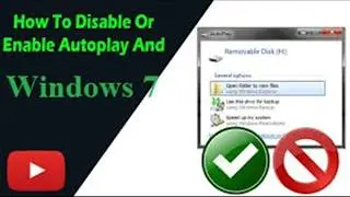How to Enable or Disable autoplay CD/DVD/USB/Mobile