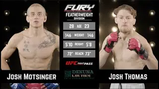 Fury 96 Prelims Josh Motsinger vs Josh Thomas