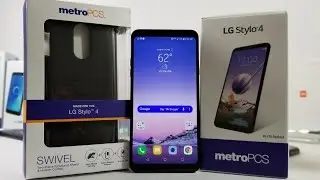 LG Stylo 4 Metro PCS two piece kickstand & Holster combo case.