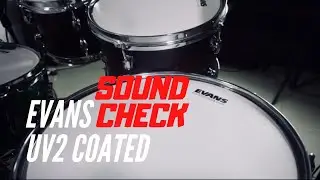 Evans UV2 Coated Tom Drum head | Sound Check