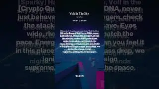 Volt In The Sky Voltinu.in Crypto Music Join The Voltarmy Like & Subscribe 