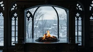 Guided by Fire | Meditative Fireplace Ambience | Healing Fire Sounds for Deep Meditation & Focus