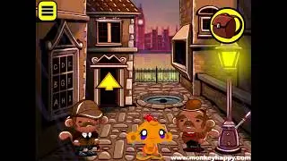 Monkey GO Happy Stage 1006 - Monkey in London Theme
