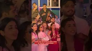 #HaniaAmir was seen grooving to #AsimAzhar performing &ldquo;#GhalatFehmi&rdquo; at Revive Launch
