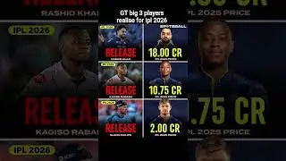 GT Possible Top 3 Release Player Before IPL 2026 Auction#klrahul#ipl#cricket#shorts #ipl2025#csk