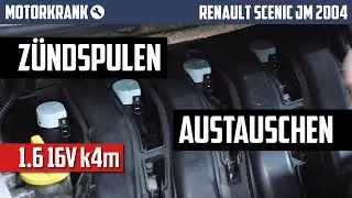 Zündspulen selbst wechseln am Renault K4M 1.6 16V - Renault Grand Scenic II (JM) 2004