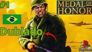 MEDAL OF HONOR PS1 DUBLADO! Gameplay do Cl&aacute;ssico em Portugu&ecirc;s PT-BR