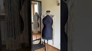 Одежда макраме. Эполеты и юбка в бохо стиле. #macrame #dress #макраме #fashion #женскаяодежда