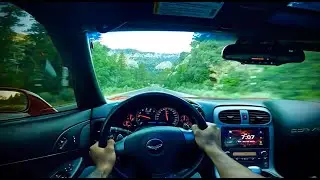 C6 CORVETTE SPEEDS THROUGH MOUNTAINS | POV DRIVE