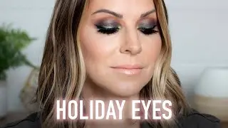 Smokey Green Holiday Eye Makeup | Jill Powell Celebrity Makeup Artist
