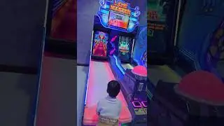 Cute Baby Playing Bowling Game 🥹🎳#babyshorts #cutebaby #bowlinggame #arcade #shorts #viral