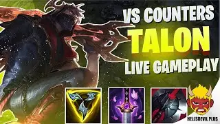 Talon Into Full Counters! - Wild Rift HellsDevil Plus Gameplay